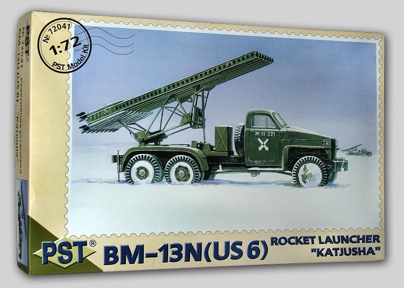 Soviet KATJUSHA ROCKET LAUNCHER   1/72 PST Kit #72041  