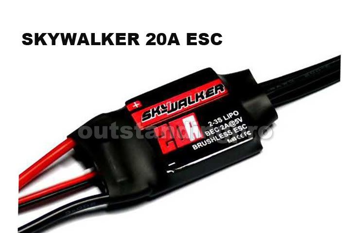   SKYWALKER 20A Build in BEC 2A Brushless ESC RC 250 helicopter