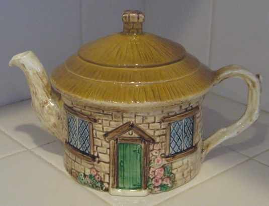 Sylva Ceramic Staffordshire England Cottage Ware Teapot  