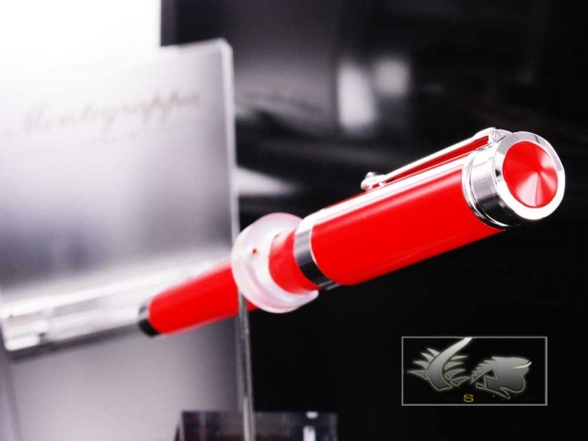 Montegrappa Parola Fountain Pen in Red Resin   Nib M  