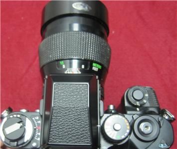 Nikon F3 Camera w/ MD 4 Motor Drive & Vivitar Series 1 Lens (135mm 