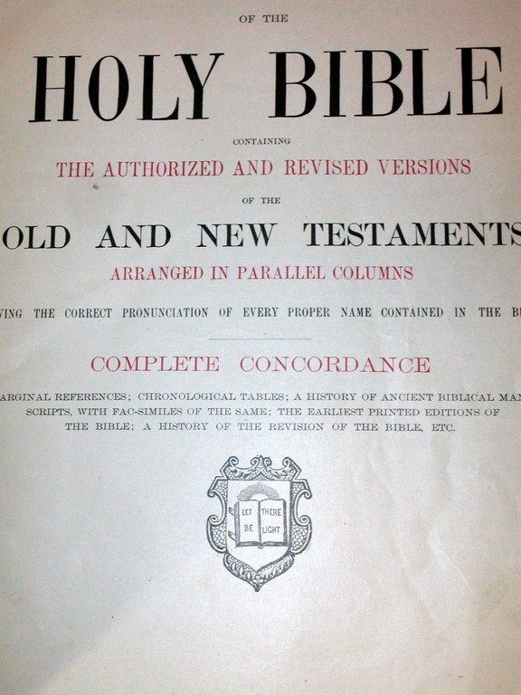 Antique Family Bible~ Red Letter~Steel Clasp~Dore Illus.Gallery~1890 