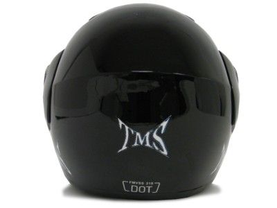 Gloss Black Flip Up Modular Full Face Motorcycle Helmet Street DOT 