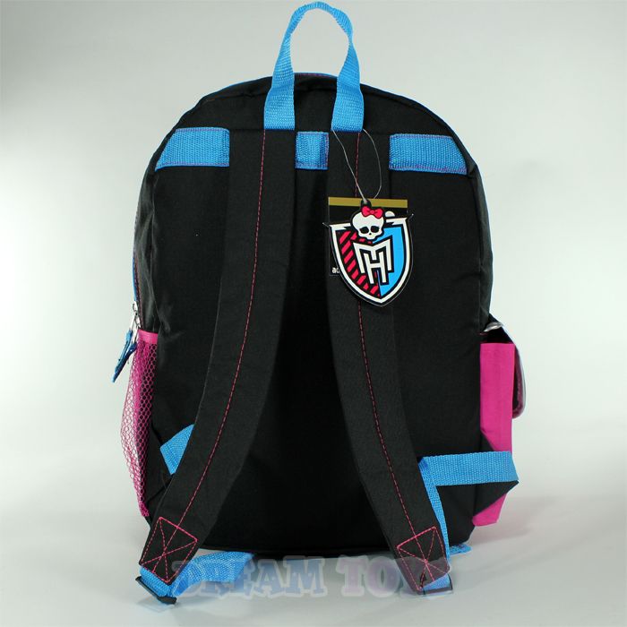 Monster High Fabulous 16 Large Backpack   Book Bag School Girls 
