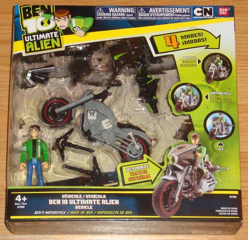 Ben 10 Ultimate Alien Vehicle Bens MOTORCYCLE with BEN  