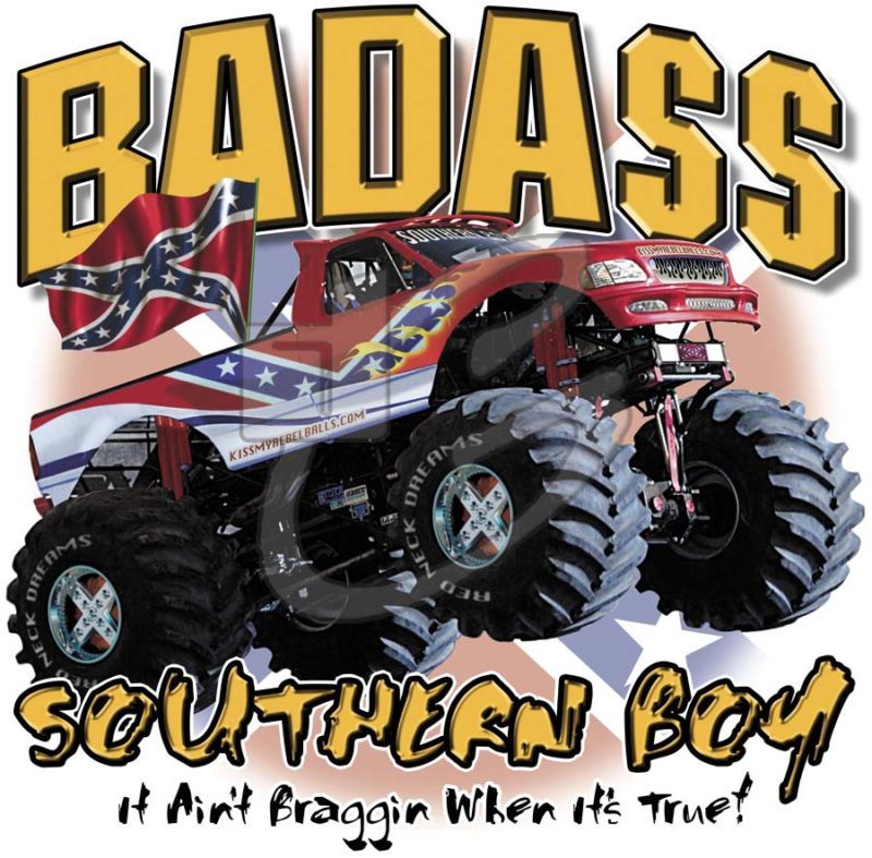 Dixie Rebel Trucks BAD A$$ SOUTHERN BOY  