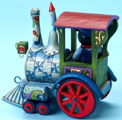 jim shore disney traditions all aboard mickey mouse pull train