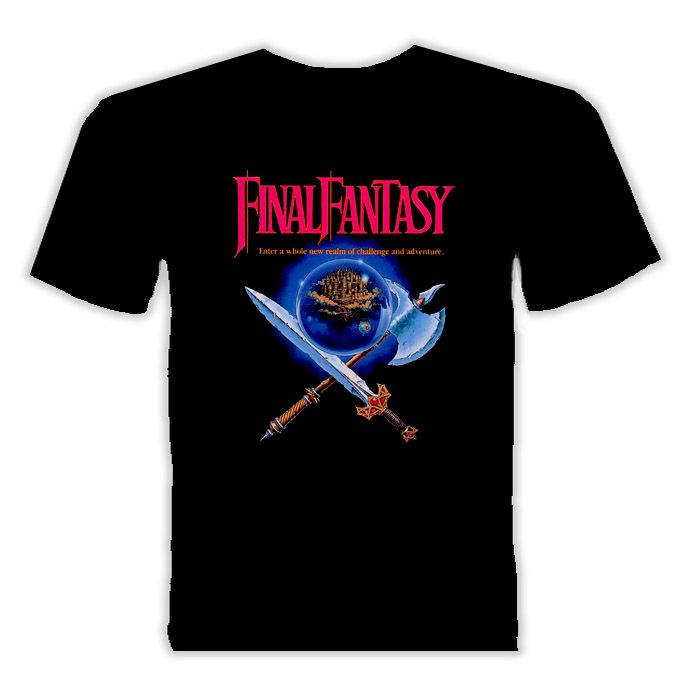 Final Fantasy Nintendo Nes video game t shirt  