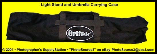Light Stands and Umbrellas Carrying Case NEW  