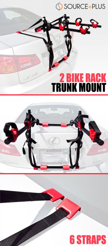   Bike Rack Trunk Mount Carrier SUV Cars Wagon Deluxe Cycling  