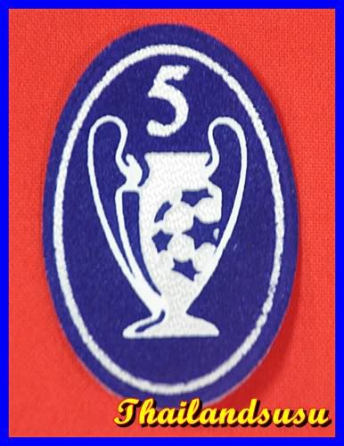 LIVERPOOL Trophy 5 UCL Champion Football Soccer Patch  